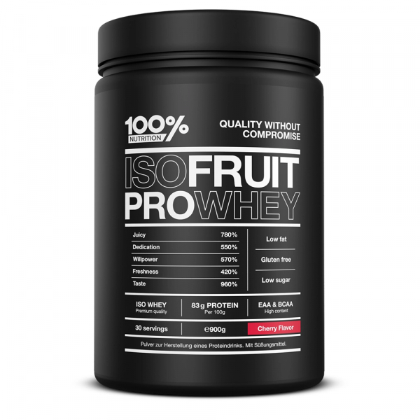 100% NUTRITION ISO FRUIT PRO WHEY 900g